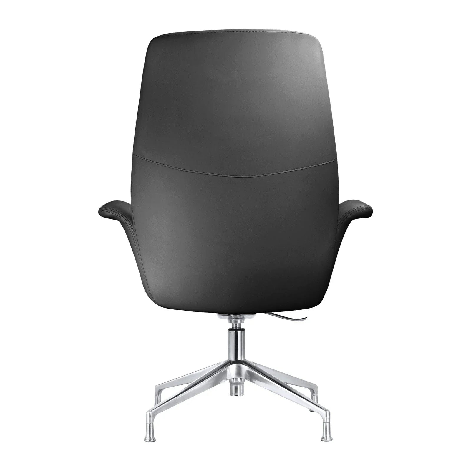 Summit Office Chair in Leather and Aluminum Frame with Adjustable Height and Swivel - Elax Furniture