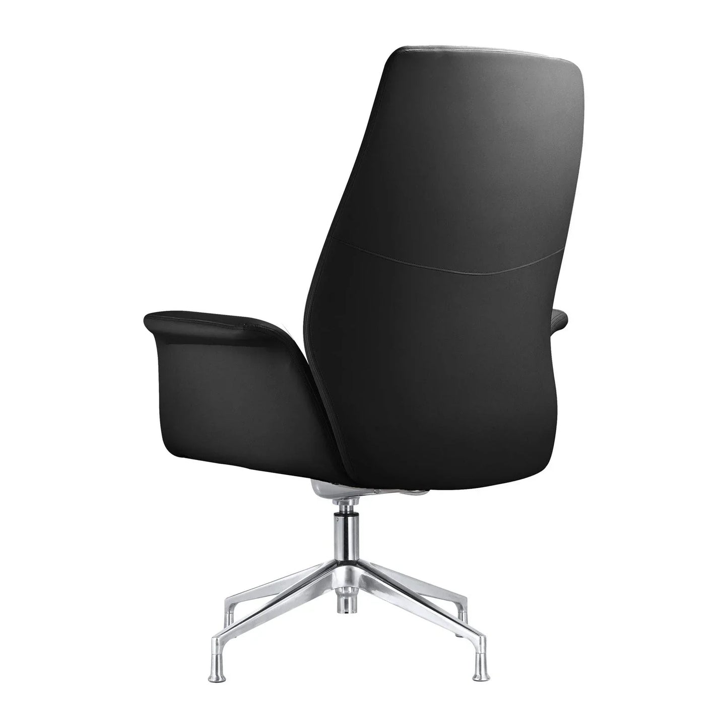 Summit Office Chair in Leather and Aluminum Frame with Adjustable Height and Swivel - Elax Furniture
