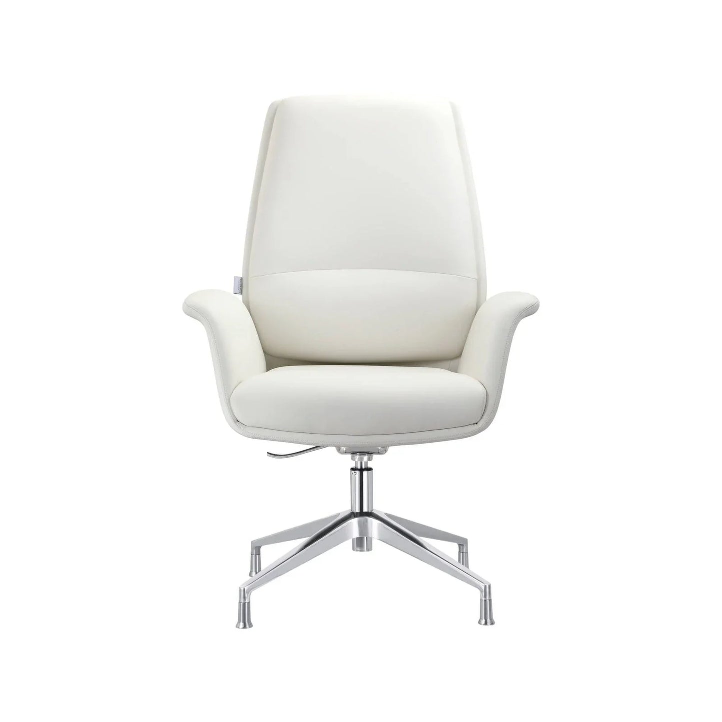Summit Office Chair in Leather and Aluminum Frame with Adjustable Height and Swivel - Elax Furniture