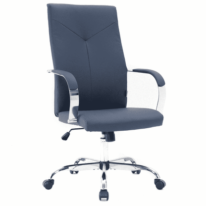 Sonora Modern High-Back Leather Office Chair - Elax Furniture