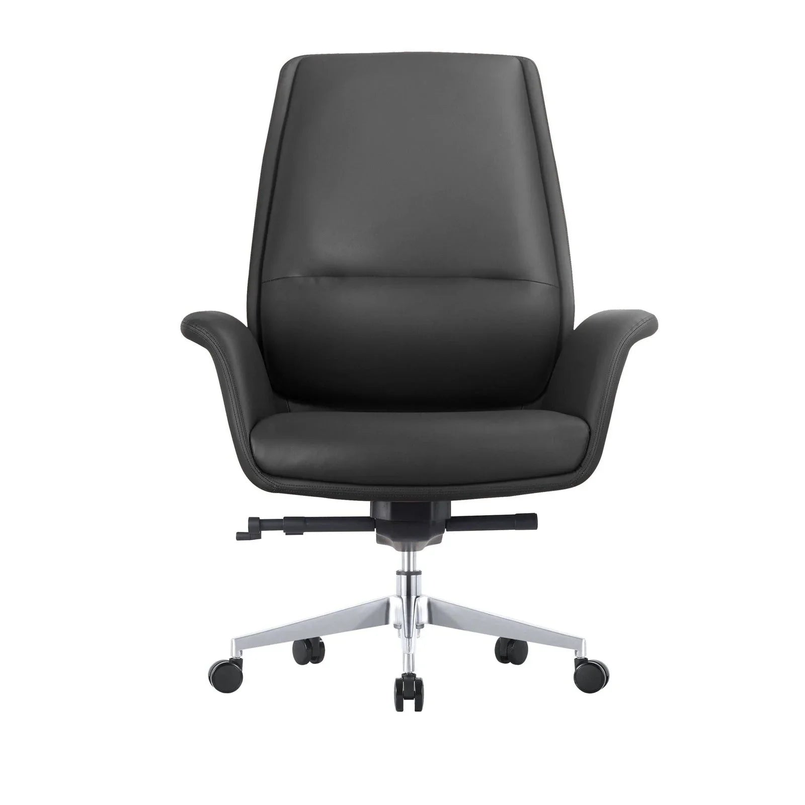 Summit Adjustable Height Leather Conference Office Chair with Swivel and Tilt - Elax Furniture