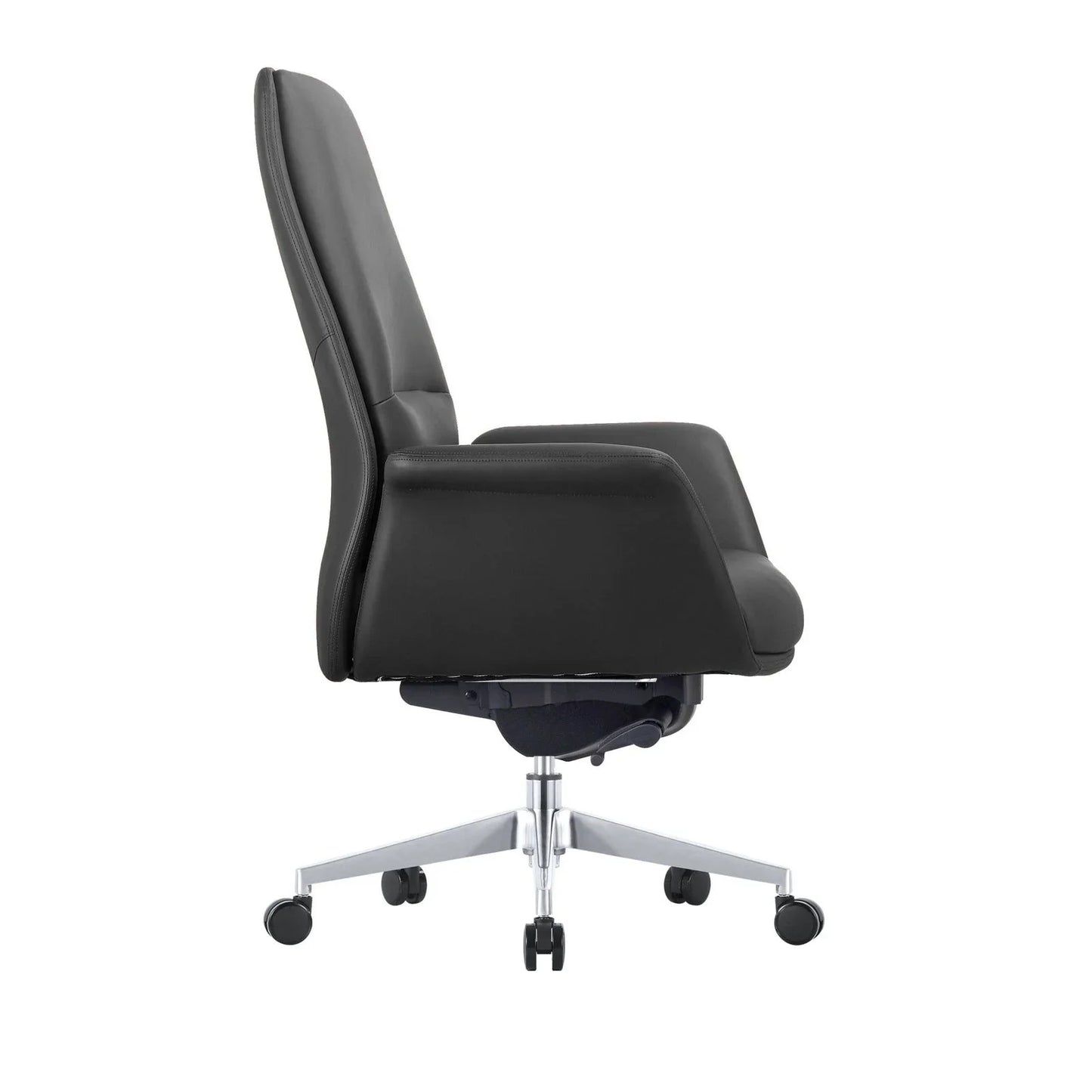 Summit Adjustable Height Leather Conference Office Chair with Swivel and Tilt - Elax Furniture