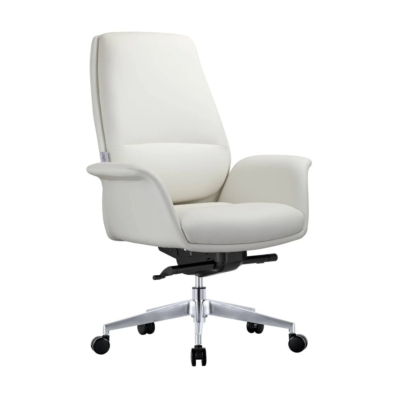 Summit Adjustable Height Leather Conference Office Chair with Swivel and Tilt - Elax Furniture