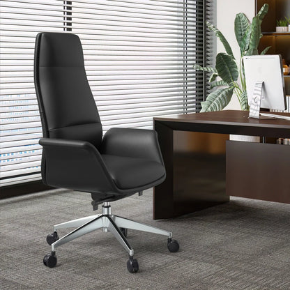 Summit High-Back Conference Office Chair with Aluminum Frame - Elax Furniture