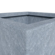 Tapered Square Plant Pot Fiberstone and Clay Manufacturer and Supplier USA - Elax Furniture
