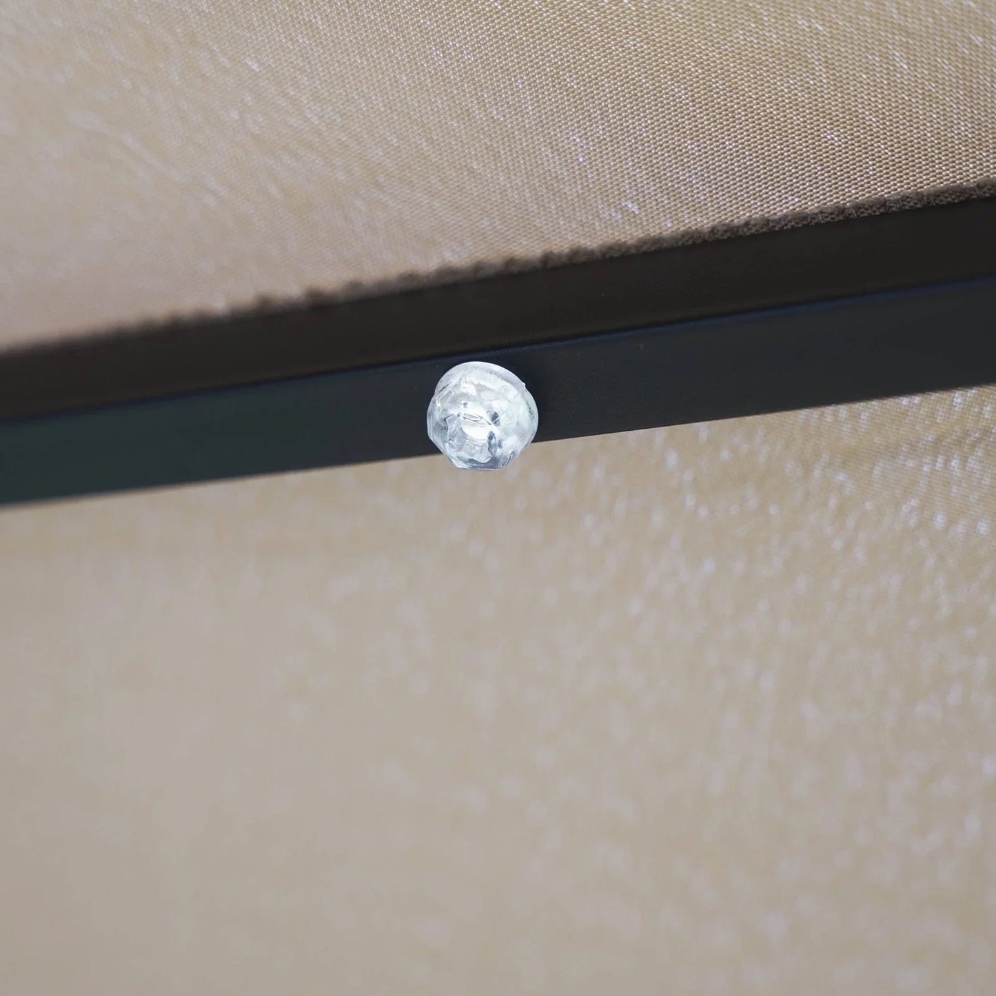 Sierra 9' Outdoor Patio Tilt Market Umbrella with Solar LED Lights - Elax Furniture