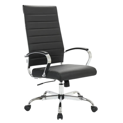 Benmar High-Back Leather Adjustable Office Conference Chair