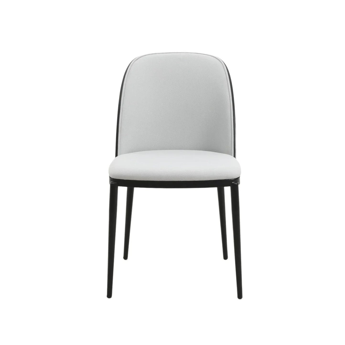 Tule 7-Piece Dining Set: Steel Frame, 6 Upholstered Chairs, 71'' Oval MDF Tabletop - Elax Furniture