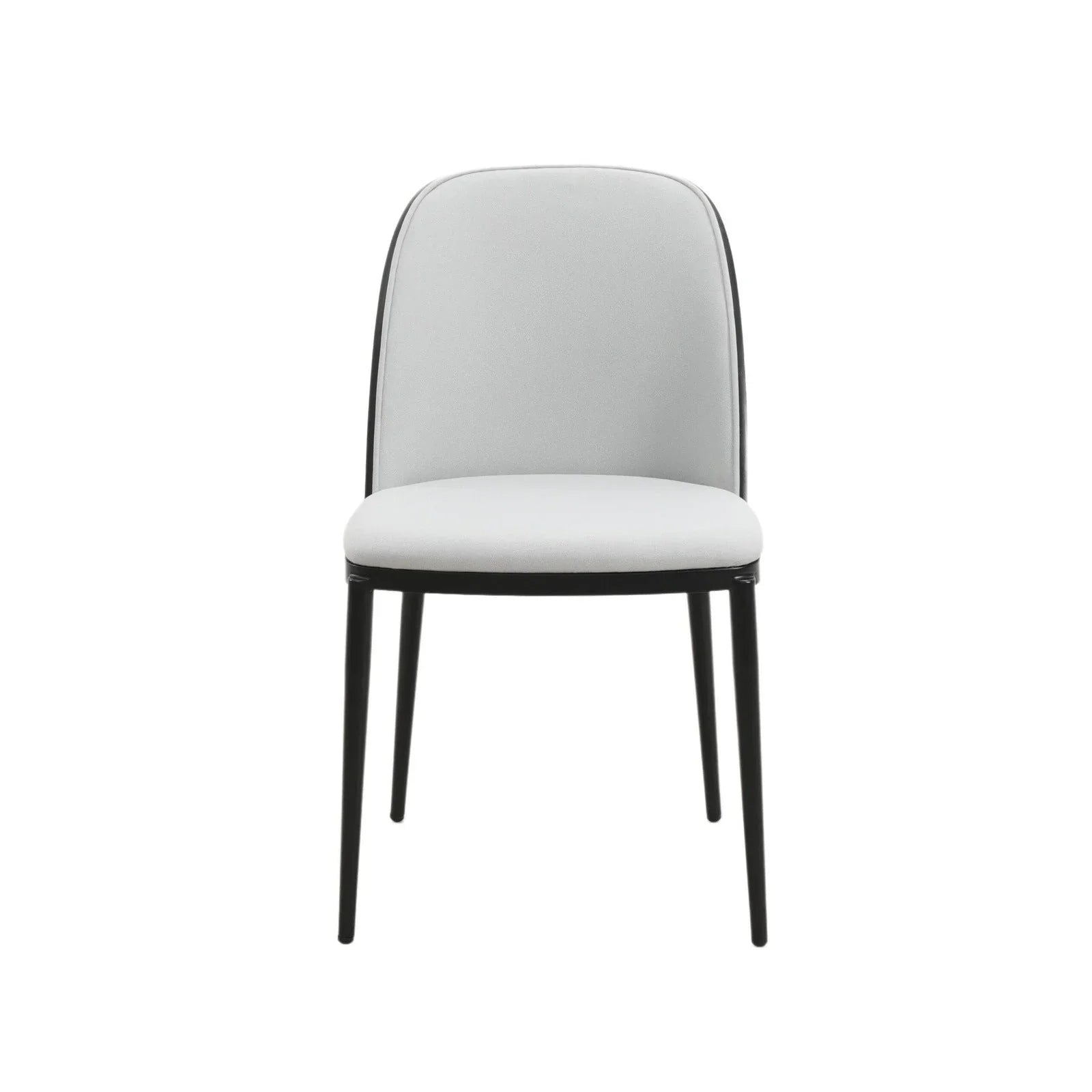 Tule 7-Piece Dining Set: Steel Frame, 6 Upholstered Chairs, 71'' Oval MDF Tabletop - Elax Furniture