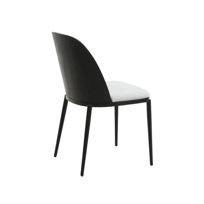 Tule 7-Piece Dining Set: Steel Frame, 6 Upholstered Chairs, 71'' Oval MDF Tabletop - Elax Furniture