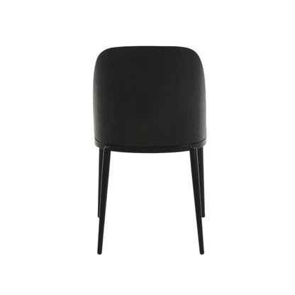 Tule 7-Piece Dining Set: Steel Frame, 6 Upholstered Chairs, 71'' Oval MDF Tabletop - Elax Furniture