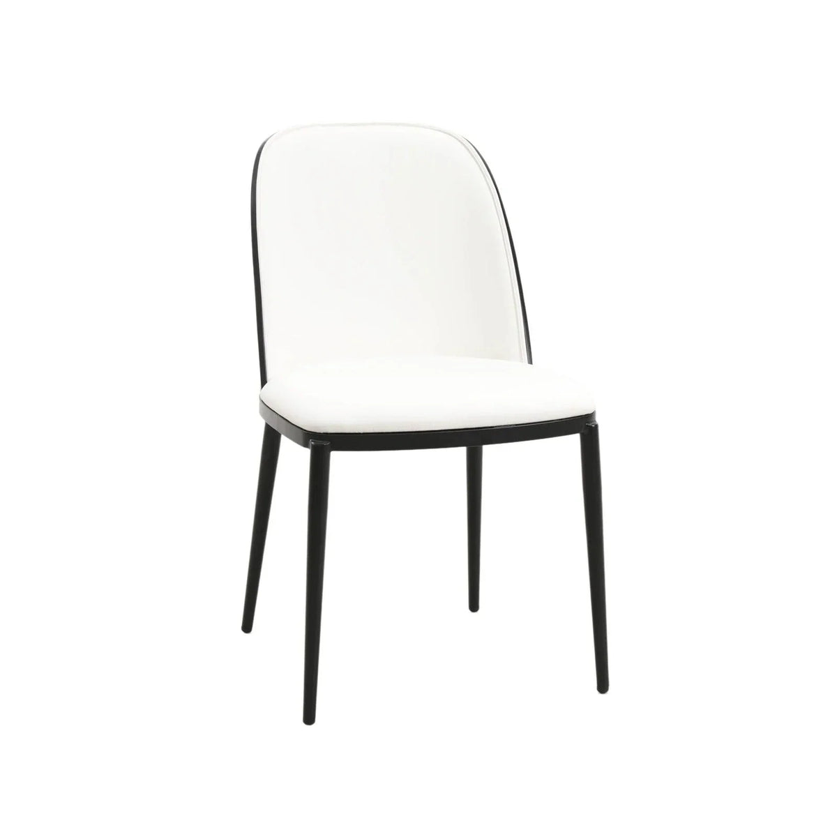Tule 9-Piece Dining Set in Steel with 8 Upholstered Seat Dining Chairs and 83" Oval Dining Table with MDF Tabletop - Elax Furniture