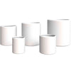 Tundra 5-Piece Fiberstone and MGO Clay Planter Set, Mid-Century Modern Round Planter Pot for Indoor and Outdoor