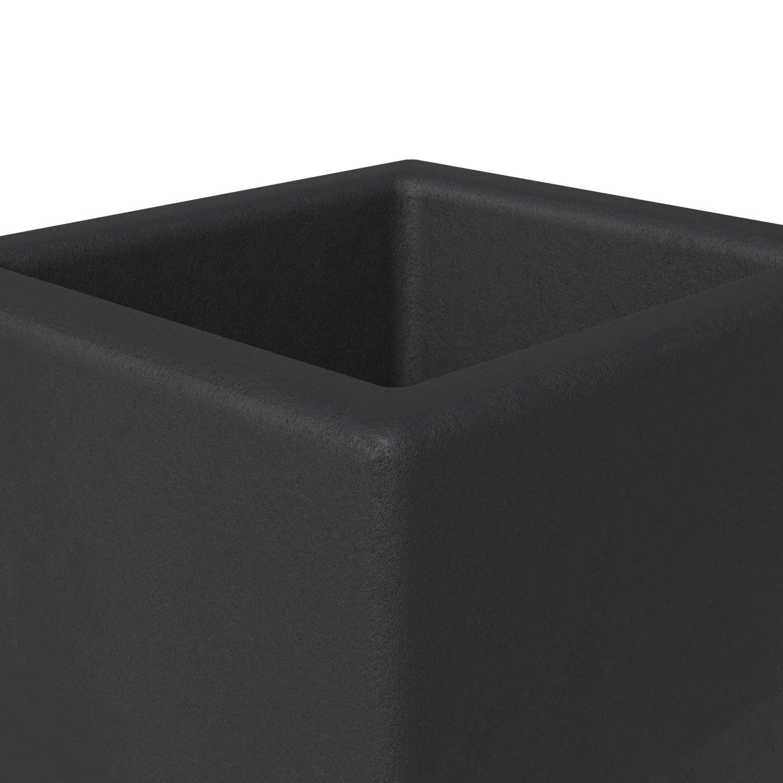 Terra 4-Piece Fiberstone and MGO Clay Planter Set, Mid-Century Modern Tall Square Planter Pot for Indoor and Outdoor - Elax Furniture