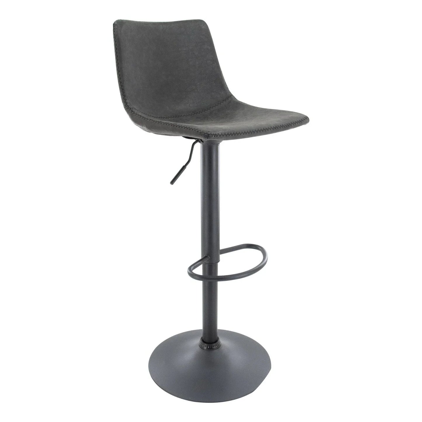 Tilbury Modern Adjustable Bar Stool with Footrest and 360-Degree Swivel - Elax Furniture