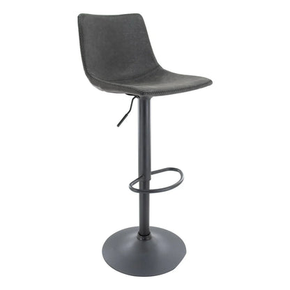 Tilbury Modern Adjustable Bar Stool with Footrest and 360-Degree Swivel - Elax Furniture