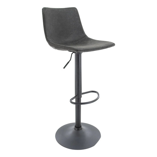 Tilbury Modern Adjustable Bar Stool with Footrest and 360-Degree Swivel - Elax Furniture