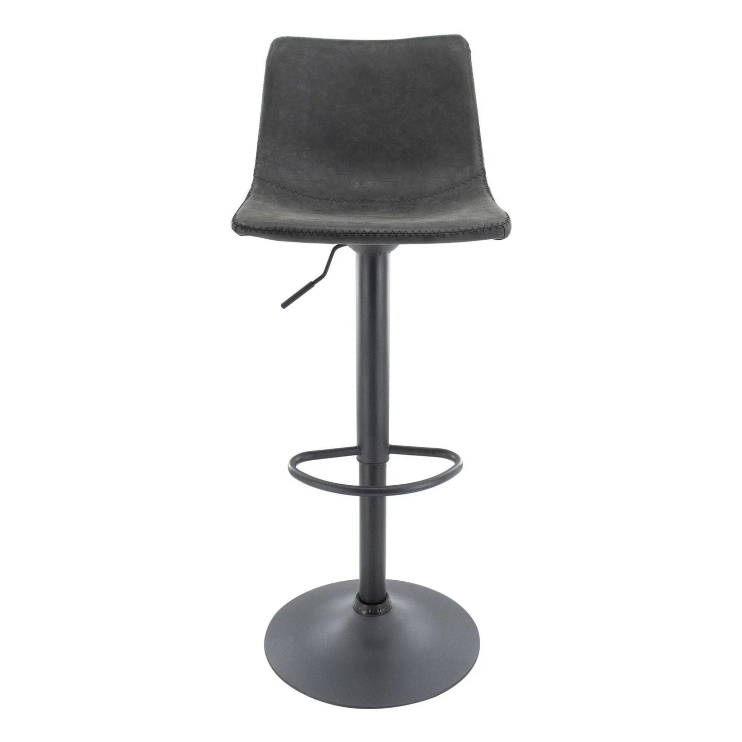 Tilbury Modern Adjustable Bar Stool with Footrest and 360-Degree Swivel - Elax Furniture
