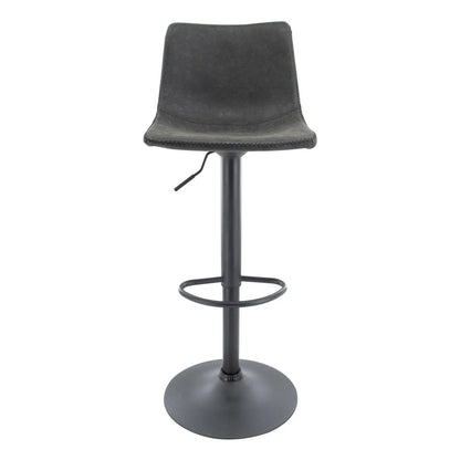 Tilbury Modern Adjustable Bar Stool with Footrest and 360-Degree Swivel - Elax Furniture