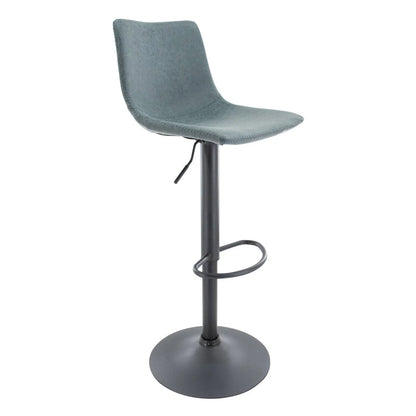 Tilbury Modern Adjustable Bar Stool with Footrest and 360-Degree Swivel - Elax Furniture