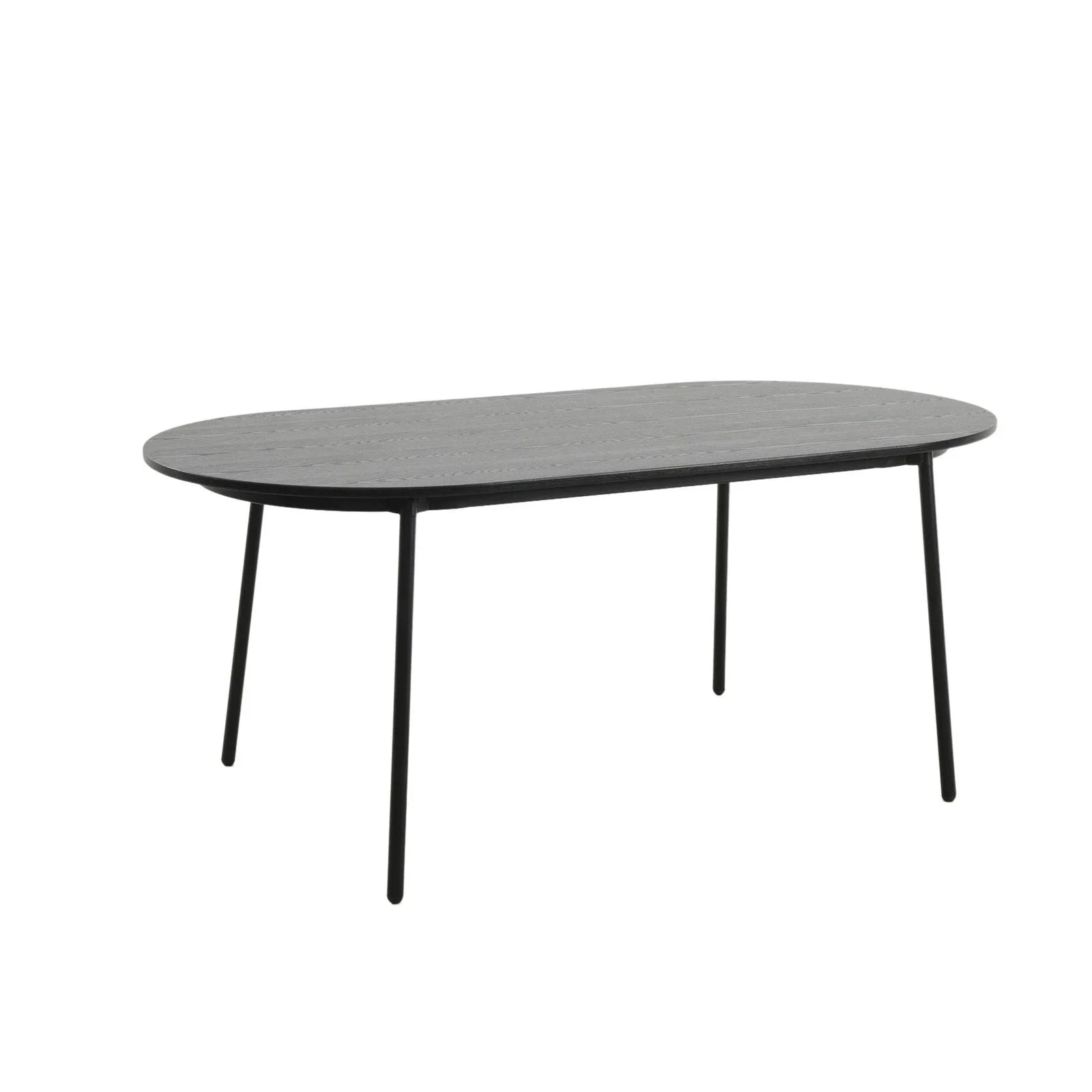 Tule 7-Piece Dining Set: Steel Frame, 6 Upholstered Chairs, 71'' Oval MDF Tabletop - Elax Furniture