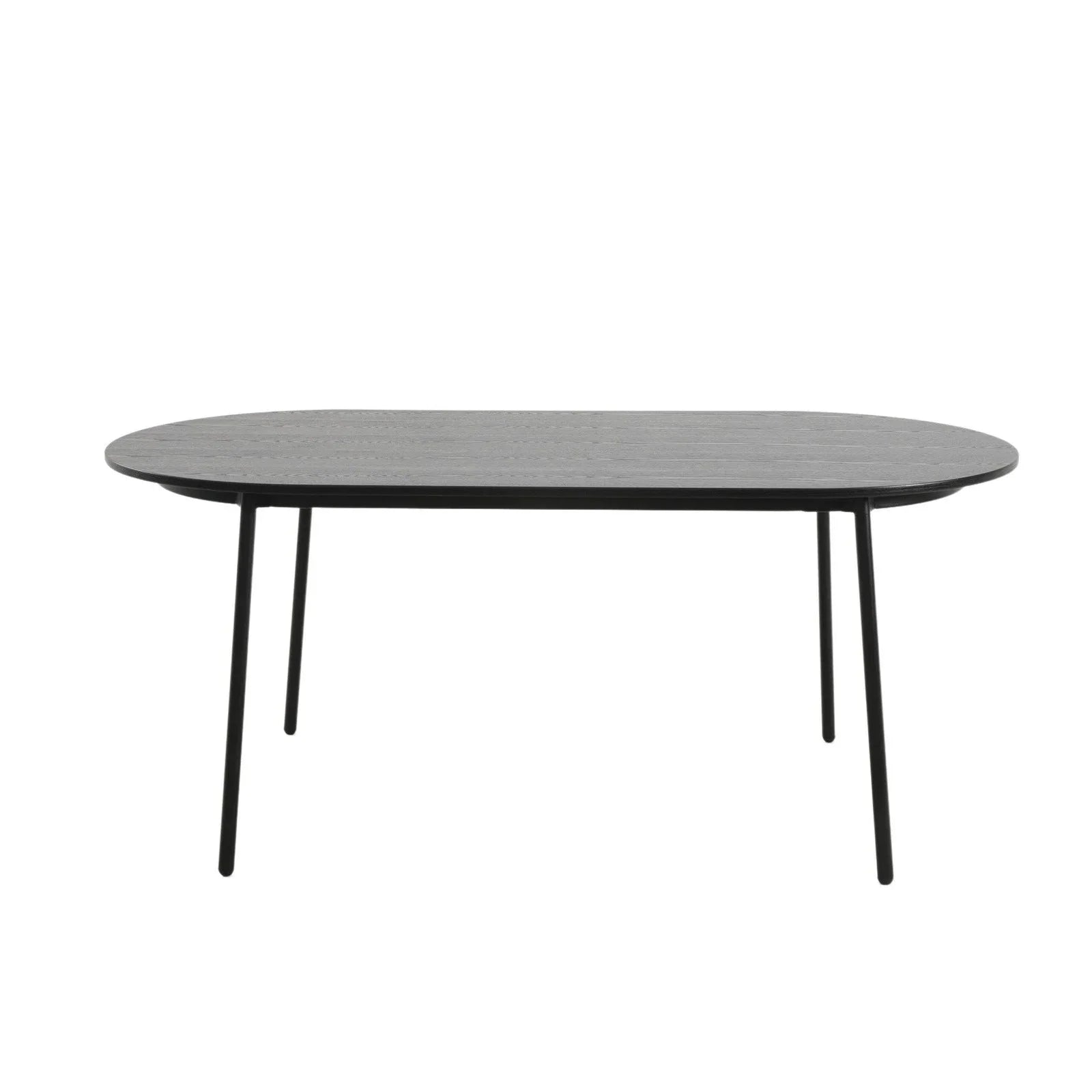 Tule 7-Piece Dining Set: Steel Frame, 6 Upholstered Chairs, 71'' Oval MDF Tabletop - Elax Furniture