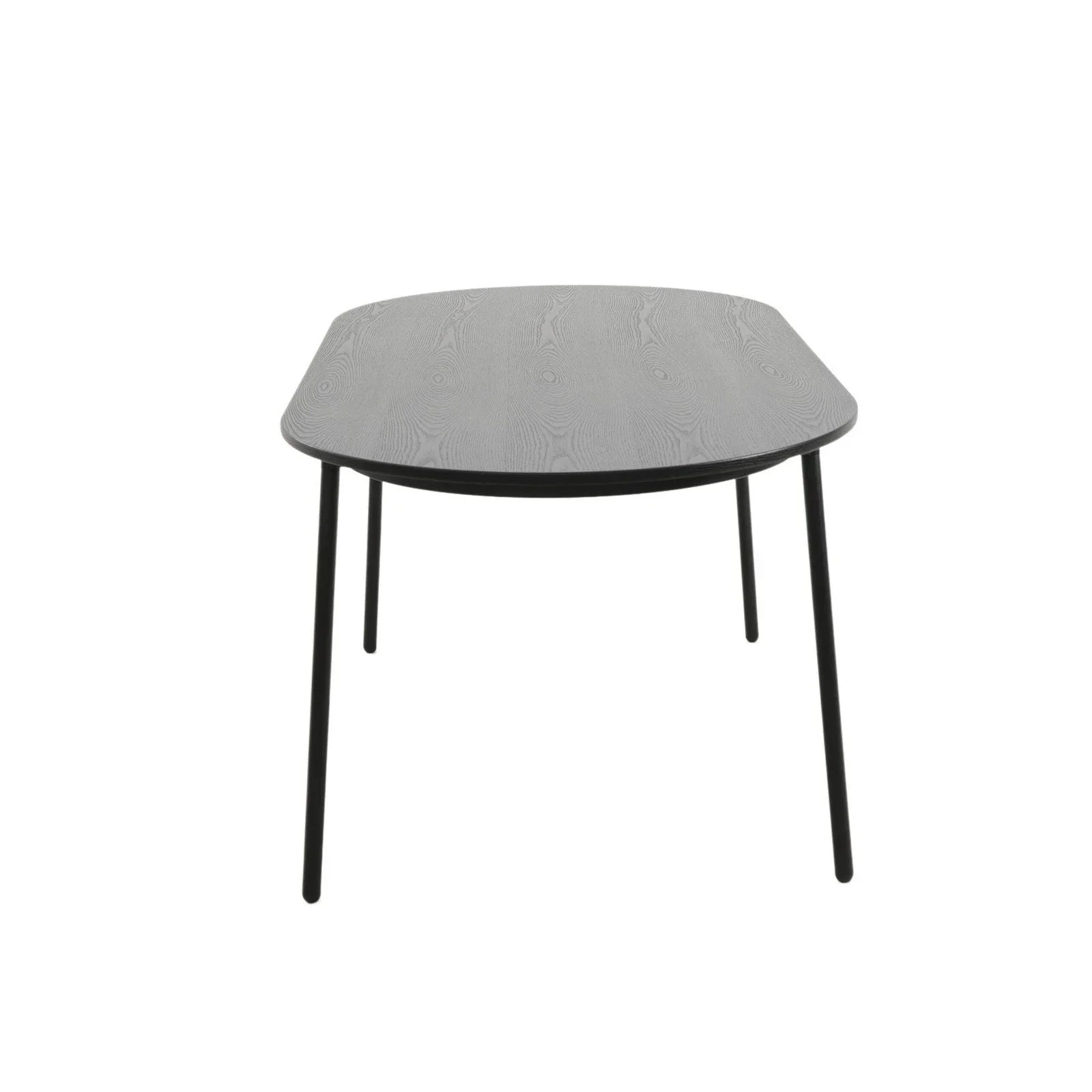 Tule 7-Piece Dining Set: Steel Frame, 6 Upholstered Chairs, 71'' Oval MDF Tabletop - Elax Furniture