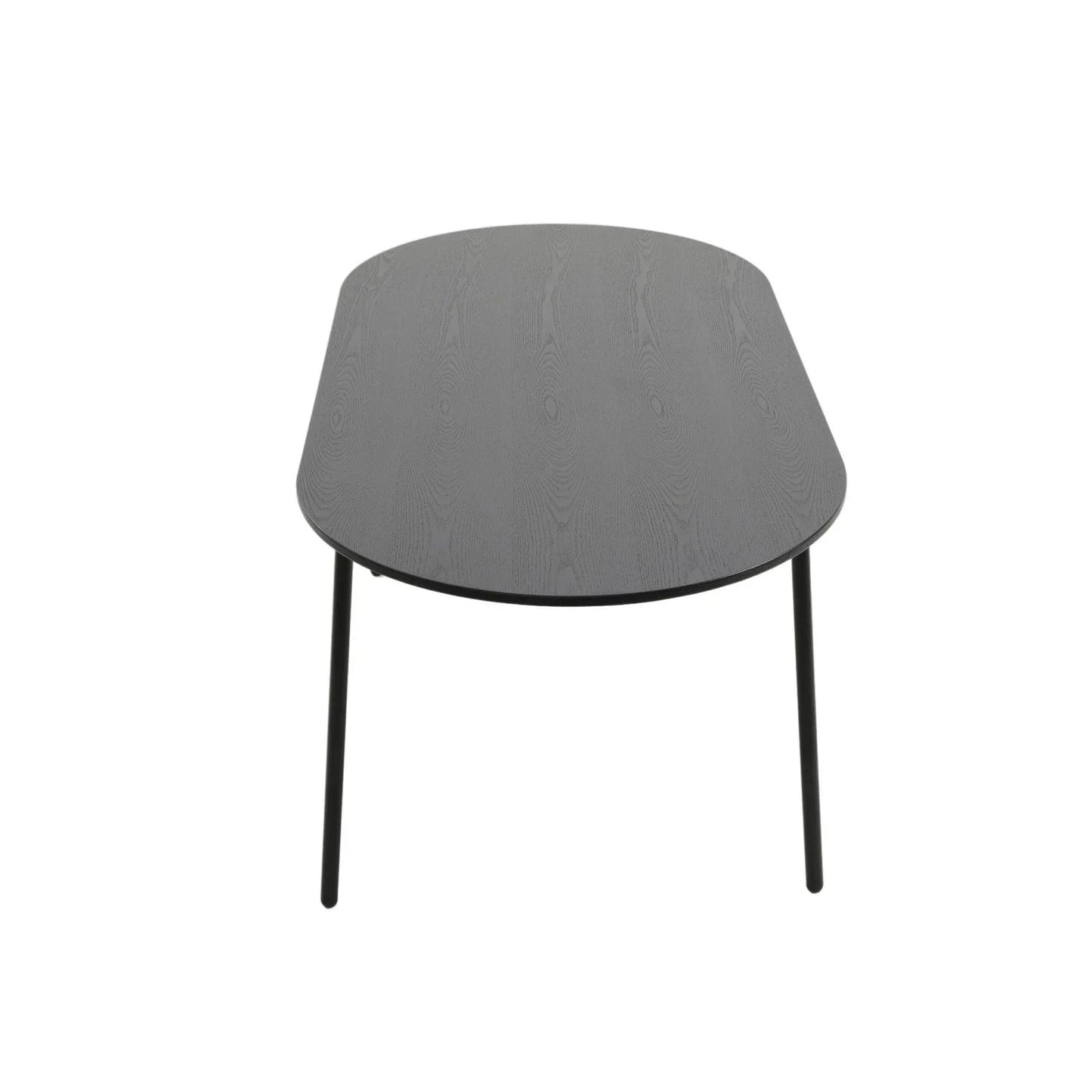 Tule 7-Piece Dining Set: Steel Frame, 6 Upholstered Chairs, 71'' Oval MDF Tabletop - Elax Furniture