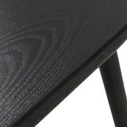 Tule 71" Oval Dining Table with MDF Tabletop and Black Steel Legs - Elax Furniture