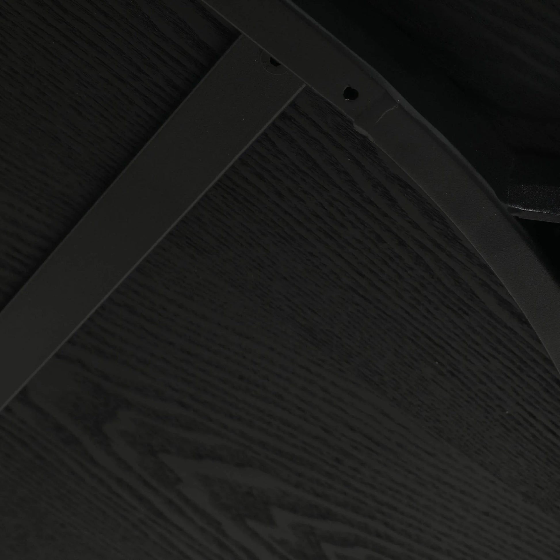 Tule Modern 83" Oval Dining Table with MDF Tabletop and Black Steel Legs - Elax Furniture