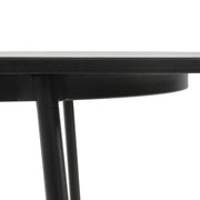 Tule 9-Piece Dining Set in Steel with 8 Upholstered Seat Dining Chairs and 83" Oval Dining Table with MDF Tabletop - Elax Furniture
