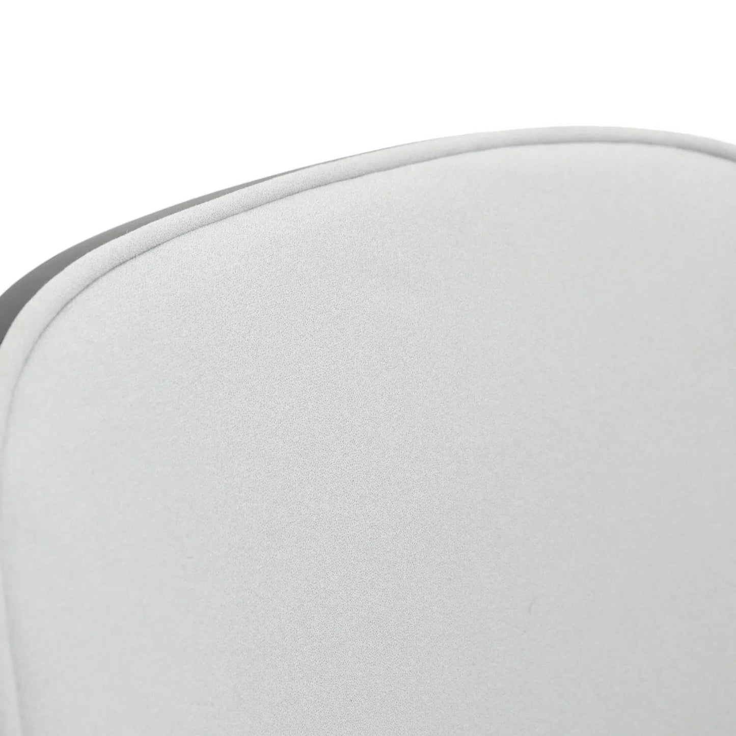 Tule Modern Dining Side Chair with Upholstered Seat and White Powder-Coated Steel Frame, Set of 4 - Elax Furniture