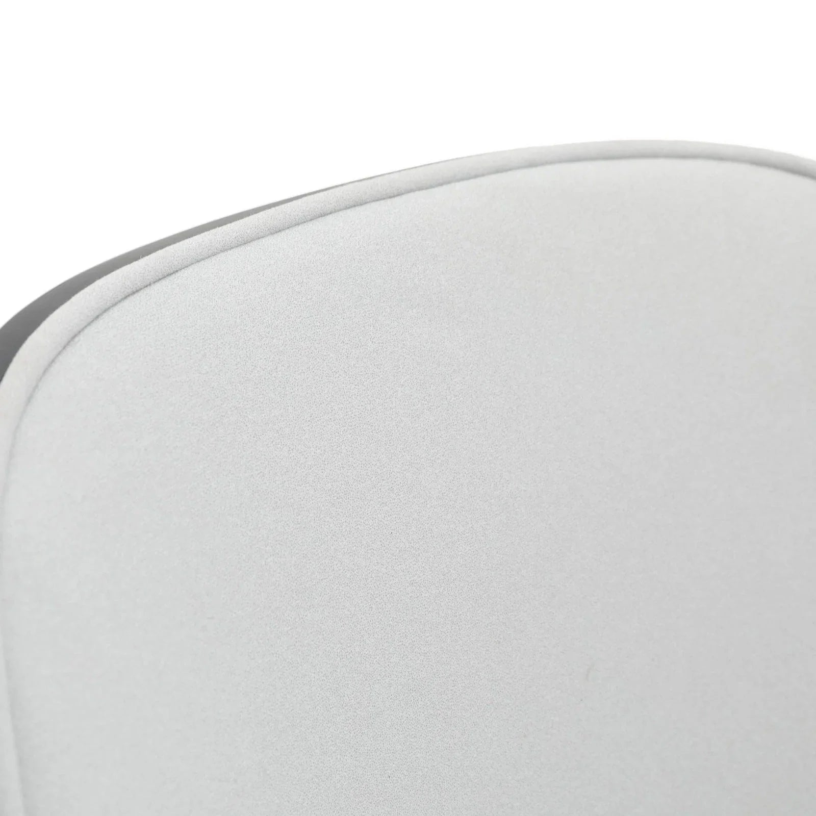 Tule Modern Dining Side Chair with Upholstered Seat and White Powder-Coated Steel Frame, Set of 2 - Elax Furniture