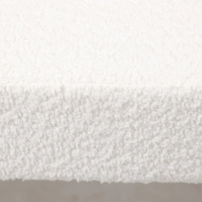 Vint 63" Wide Upholstered Bench in Boucle/Velvet with Curved Waterfall Design - Elax Furniture