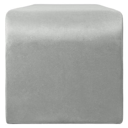 Vint 63" Wide Upholstered Bench in Boucle/Velvet with Curved Waterfall Design - Elax Furniture