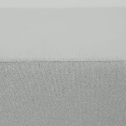 Vint 63" Wide Upholstered Bench in Boucle/Velvet with Curved Waterfall Design - Elax Furniture