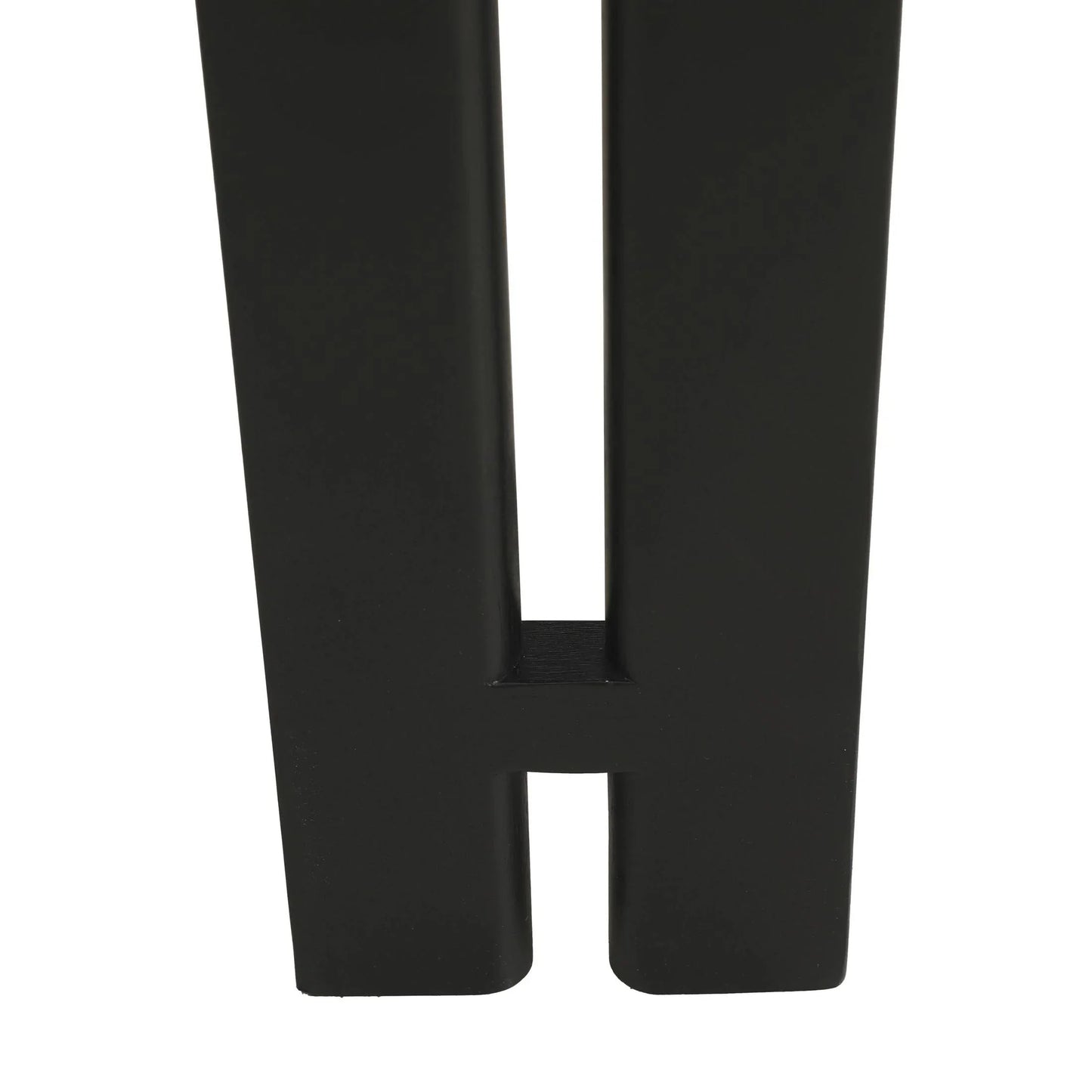 Velo Upholstered Dining Chair in Leather with Open Back and Wood Legs Set of 4 - Elax Furniture