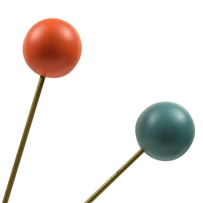 Concordia Modern Design Round Balls Silent Non-Ticking Wall Clock - Elax Furniture