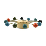 Concordia Modern Design Round Balls Silent Non-Ticking Wall Clock - Elax Furniture