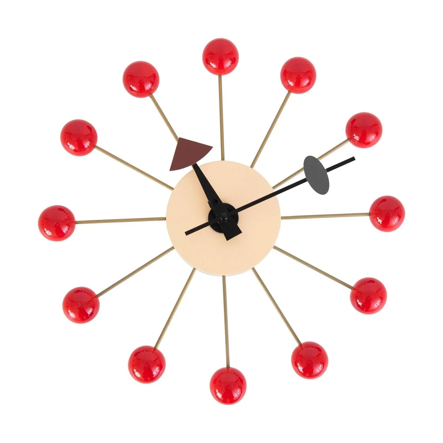 Concordia Modern Design Round Balls Silent Non-Ticking Wall Clock - Elax Furniture