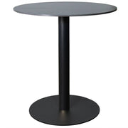 Vail Collection Dining Table Black/Gold Base With 27"/36" Round Stone Top - Elax Furniture