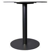Vail Collection Dining Table Black/Gold Base With 27"/36" Round Stone Top - Elax Furniture