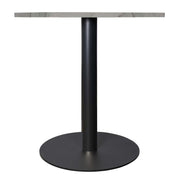 Vail Collection Dining Table Black/Gold Base With 27"/36" Round Stone Top - Elax Furniture