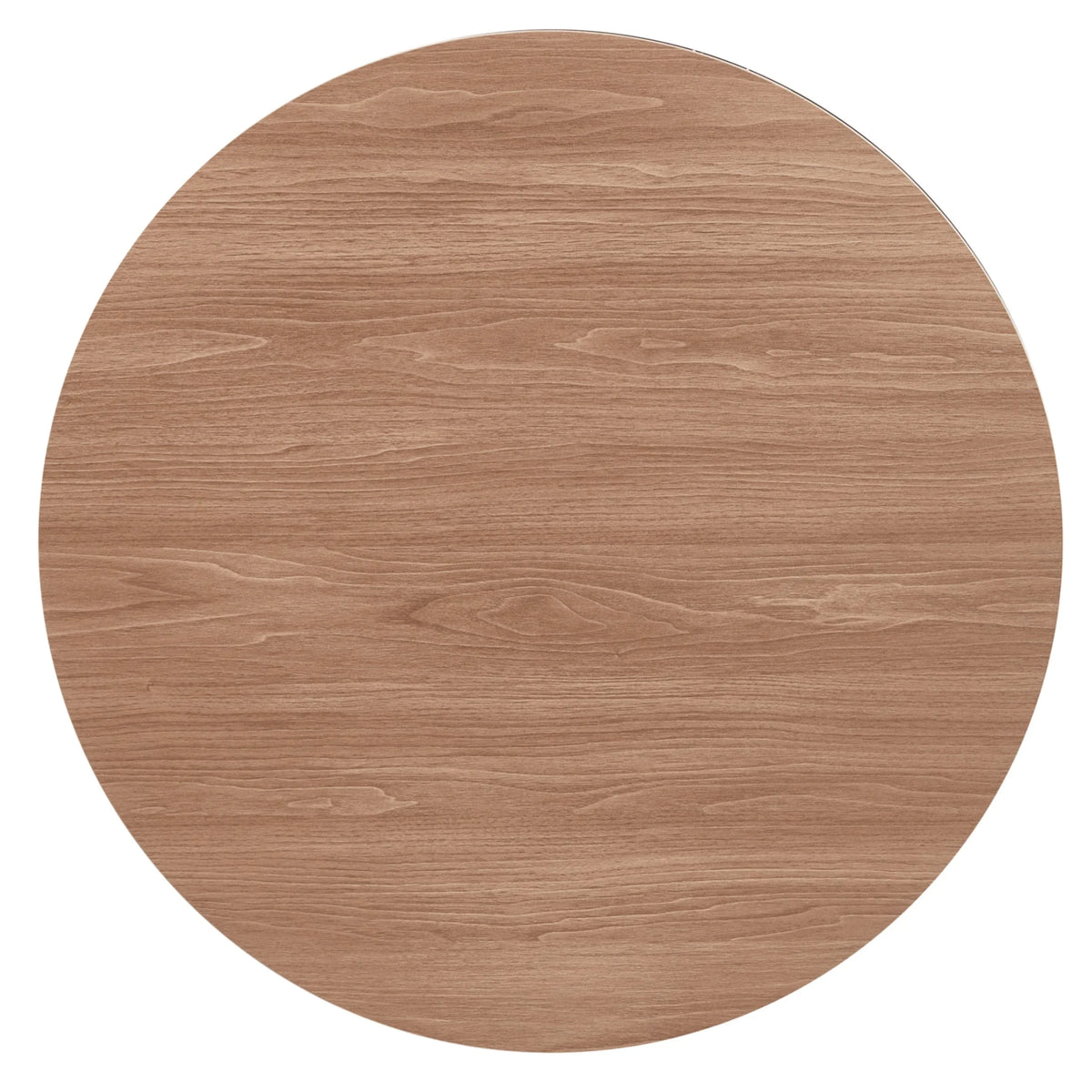 LeisureMod Vail Collection Dining Table Black/Gold Base With 27"/36" Round Black MDF Top