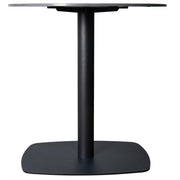 Vail Collection Dining Table Black Rectangle Base With 27"/36" Round Stone Top - Elax Furniture