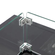 Walbrooke Outdoor Patio Square Fire Pit and Tank Holder - Elax Furniture