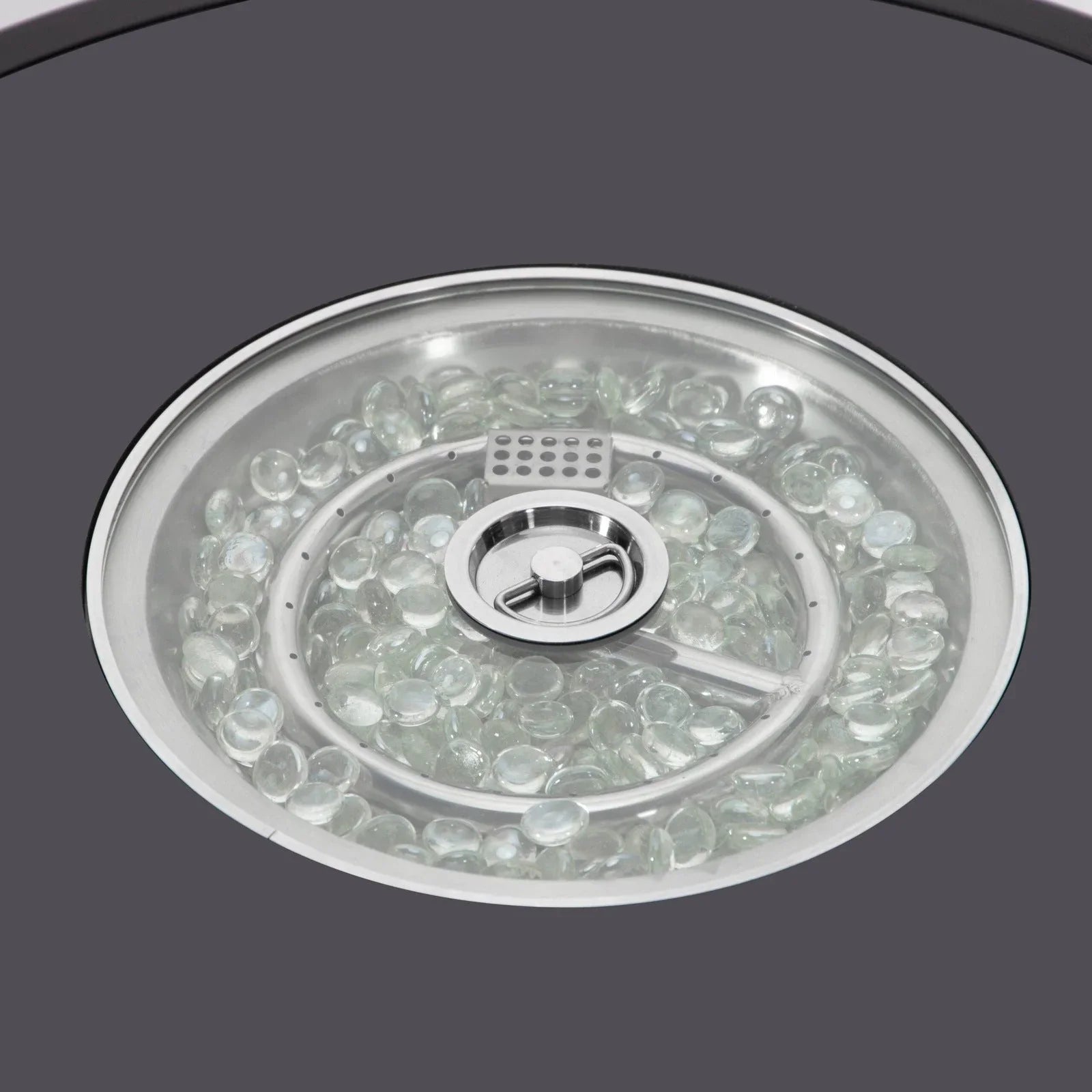 Walbrooke Outdoor Patio Round Fire Pit and Tank Holder - Elax Furniture