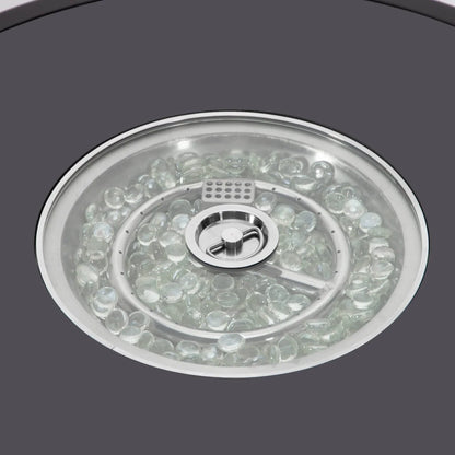 Walbrooke Outdoor Patio Round Fire Pit and Tank Holder - Elax Furniture