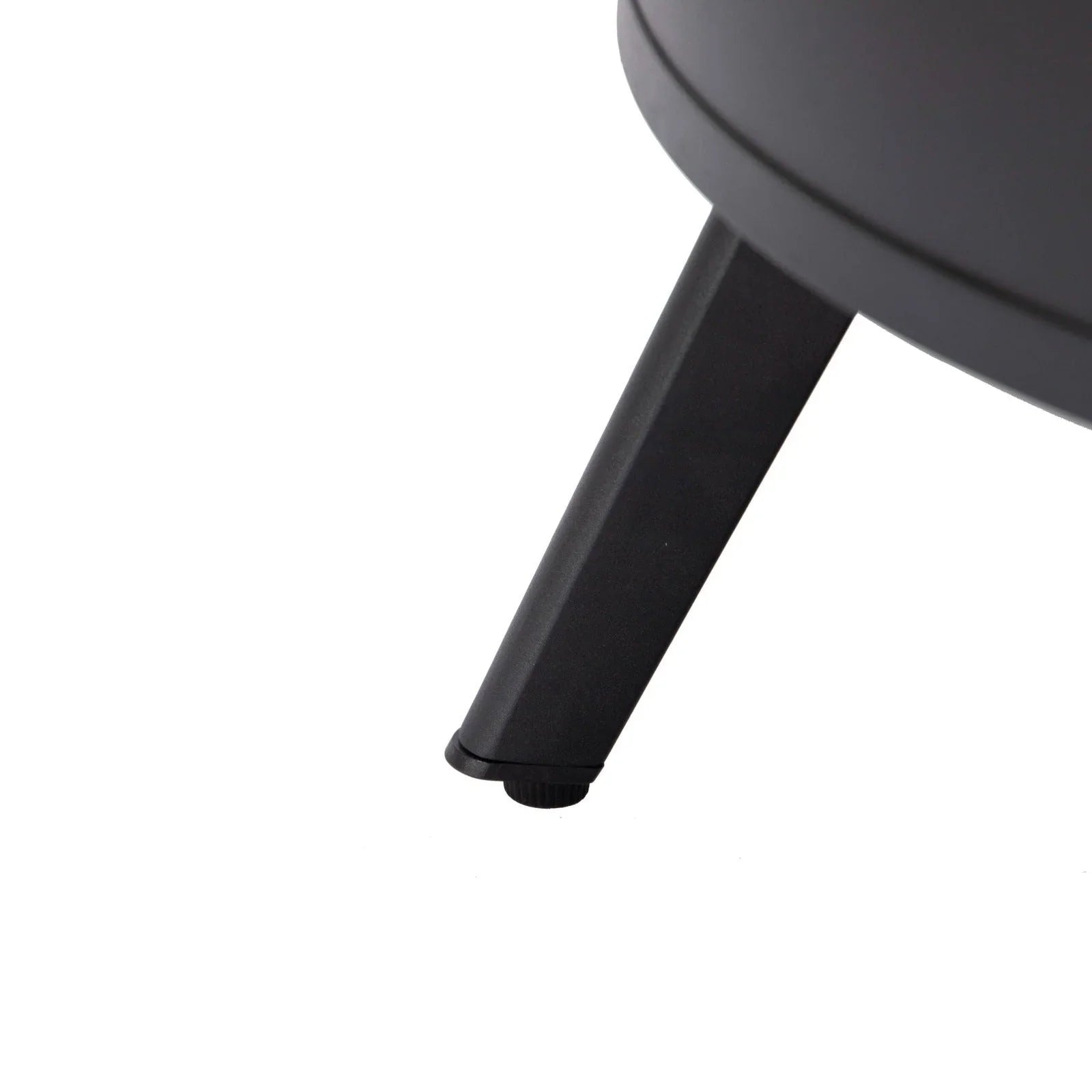 Walbrooke Modern Outdoor Round Fire Pit Table with Powder-Coated Aliuminum Frame - Elax Furniture