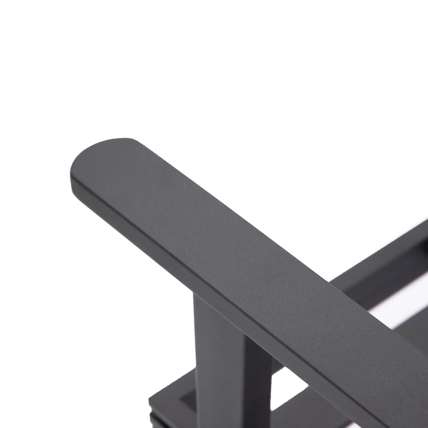 Walbrooke Modern Outdoor Patio Loveseat with Black Aluminum Frame and Removable Cushions - Elax Furniture